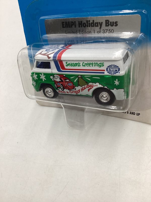 Johnny Lightning Liberty Promo Edition Empi Holiday Bus with protector 1 3750 Online Hot Sale