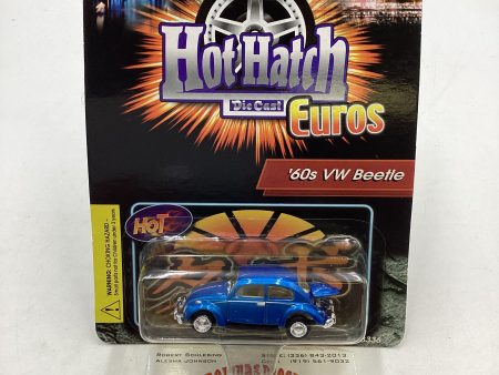 Revell Hot Hatch Diecast Euros 60’s VW Beetle Blue For Sale