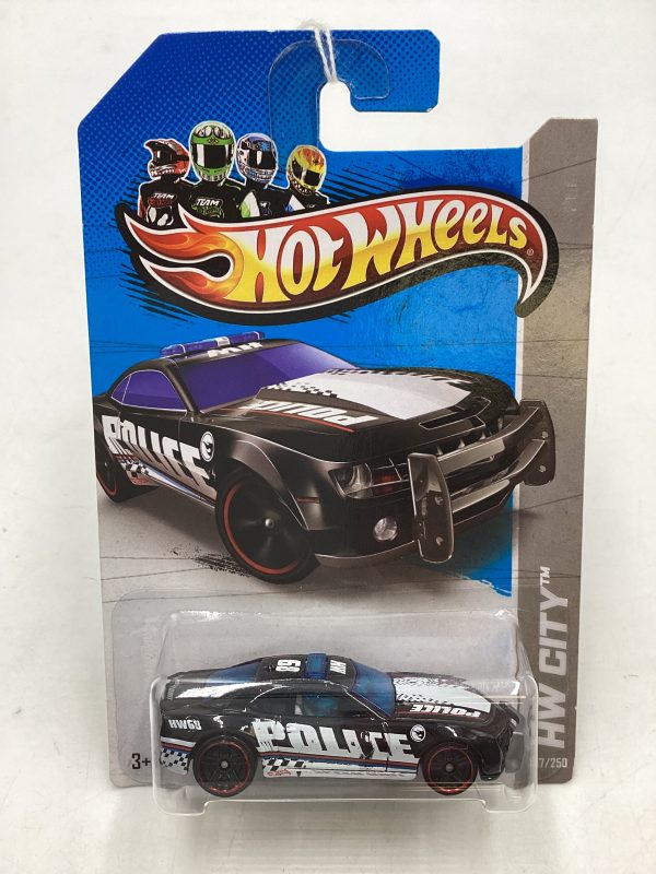 2013 HOT WHEELS TREASURE HUNT #17 Camaro SS Police Black 275D See last Pic For Sale