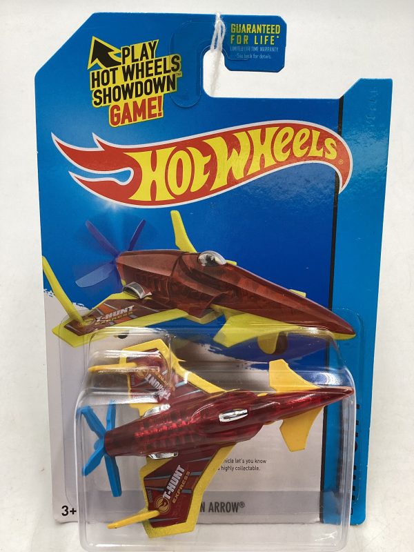 2014 Hot Wheels Treasure Hunt #4 Poison Arrow Red 277P Hot on Sale