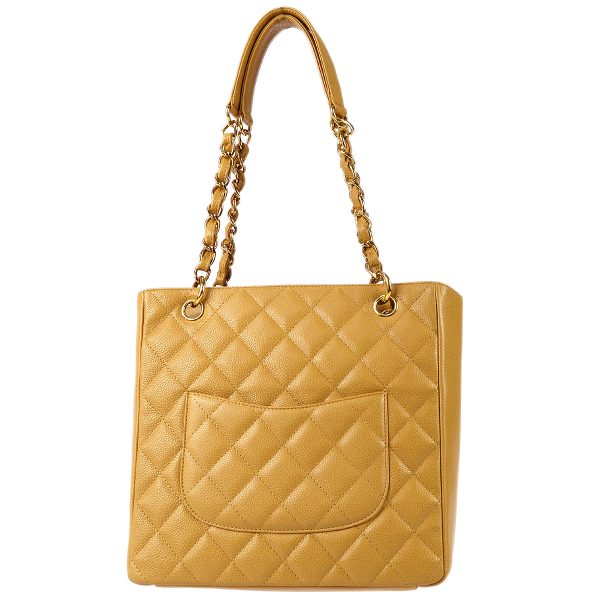 Chanel 2004-2005 Petite Shopping Tote PST Beige Caviar Hot on Sale