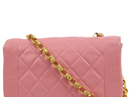 Chanel * 1989-1991 Pink Lambskin Border Flap Bag For Cheap