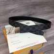 Leather Belt Louis Vuitton Hot on Sale