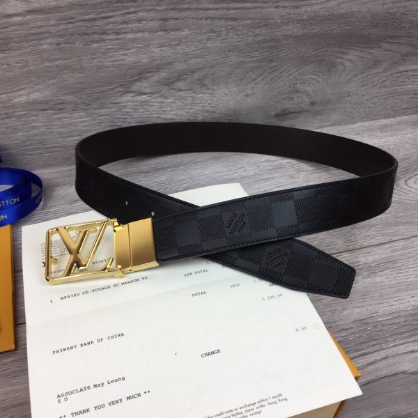 Leather Belt Louis Vuitton Hot on Sale