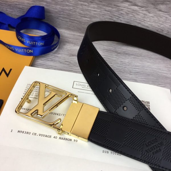 Leather Belt Louis Vuitton Hot on Sale