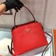 Prada Medium Saffiano Leather Martinee Bag Discount