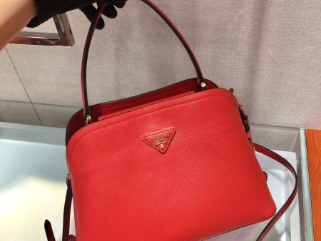 Prada Medium Saffiano Leather Martinee Bag Discount