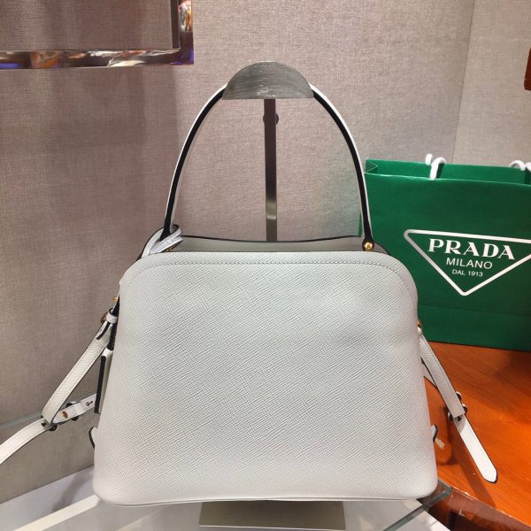 Prada Medium Saffiano Leather Martinee Bag For Discount