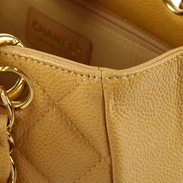 Chanel 2004-2005 Petite Shopping Tote PST Beige Caviar Hot on Sale