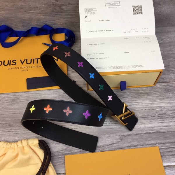 Leather Belt Louis Vuitton Cheap