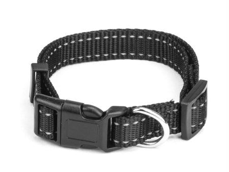 Smal Black Adjustable Reflective Collar Hot on Sale