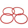 4 Pack Large Ring Toss Rings with 5  in diameter Supply