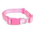 Small Pink Adjustable Reflective Collar Online now