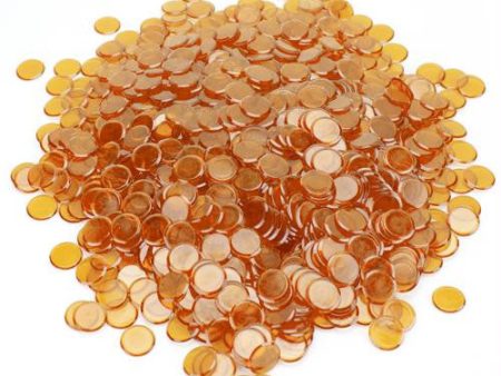 1000 Pack Orange Bingo Chips on Sale