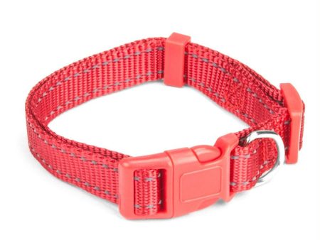 Small Red Adjustable Reflective Collar Supply