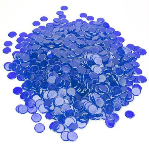 1000 Pack Blue Bingo Chips Supply