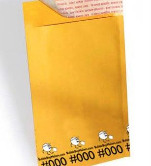 (500) No. 000 BubbleBoy 4  x 8  Self-Sealable Bubble Mailers Supply