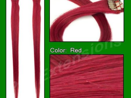 (2 PCS) Red Highlight Streak Pack Fashion