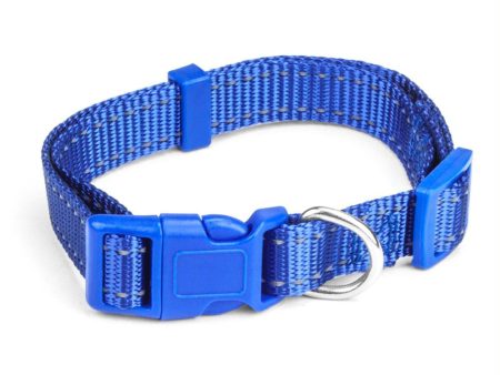 Small Blue Adjustable Reflective Collar Online