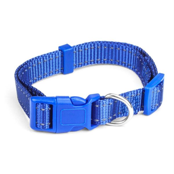 Small Blue Adjustable Reflective Collar Online