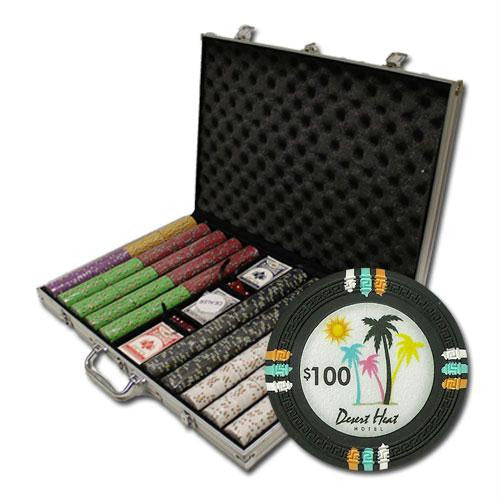 1000Ct Custom Claysmith  Desert Heat  Chip Set in Aluminum Online Hot Sale