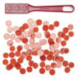 Red Magnetic Bingo Wand with 100 Metallic Bingo Chips Hot on Sale